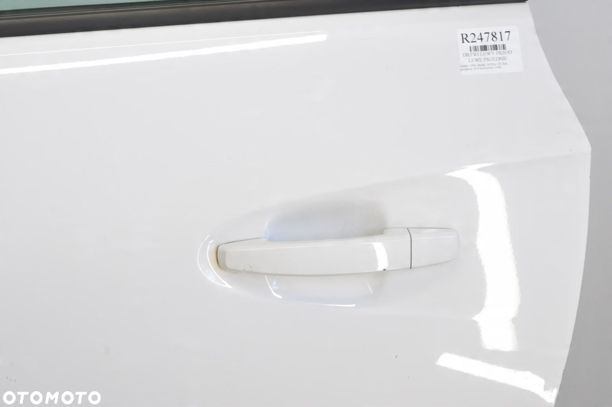 OPEL ASTRA J IV DRZWI LEWY PRZÓD LEWE PRZEDNIE HB 3D GTC Z40R - 5
