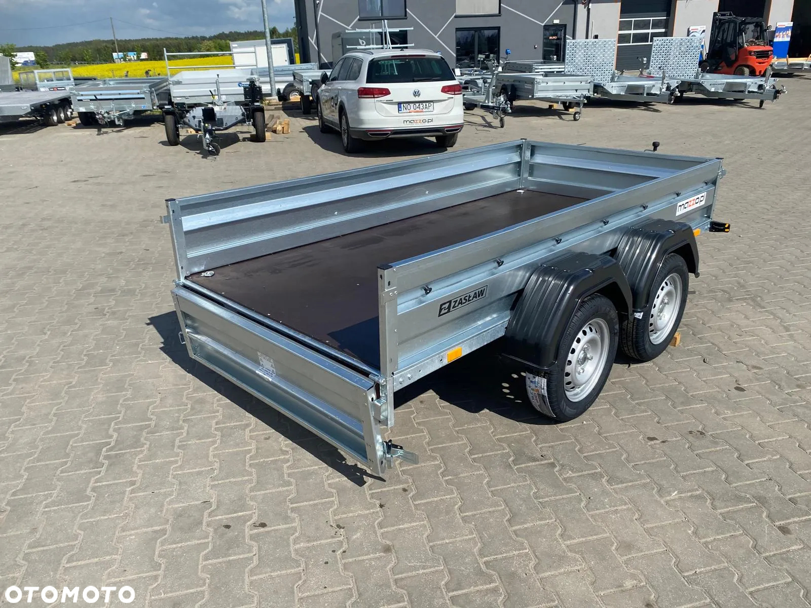 Zaslaw Dostawa Przyczepa DMC750kg 265x132x35cm, 2 osie SOLIDNA I MOCNA! HIT! - 8