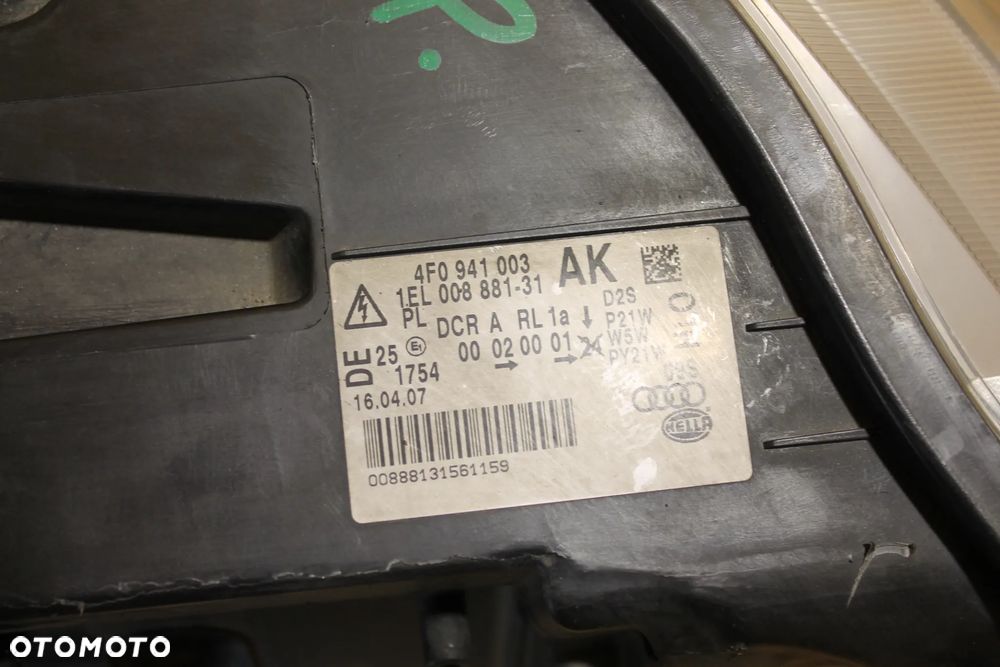 Audi A6 C6 Lampa Lewa Przód  BIXENON 4F0941003 - 6