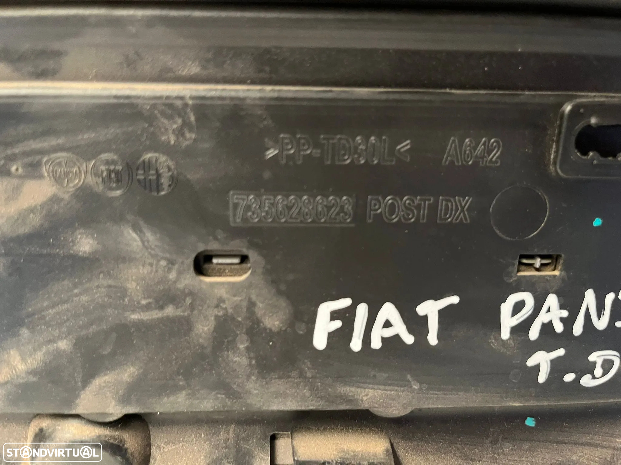 FIAT PANDA CROSS FRISO PORTA TRAS DIREITA - FR036 - 4