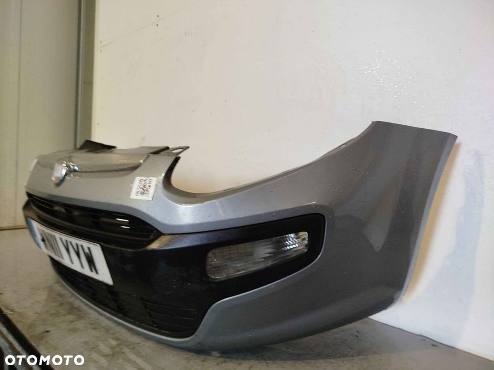 + ZDERZAK PRZÓD PRZEDNI FIAT GRANDE PUNTO EVO 595/A SZARY HALOGENY - 2