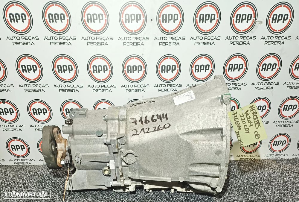 Caixa de 6 velocidades Mercedes W204, 220CDI de 2008, ref: 716644, 212260. - 1