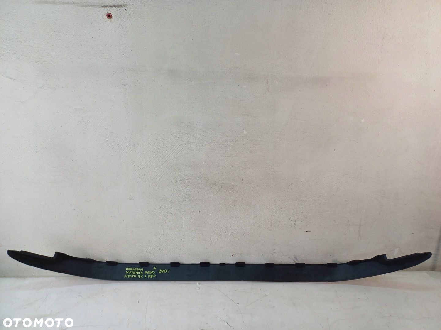 DOKŁADKA SPOILER ZDERZAKA PRZÓD FORD FIESTA MK VII 7 08- - 9