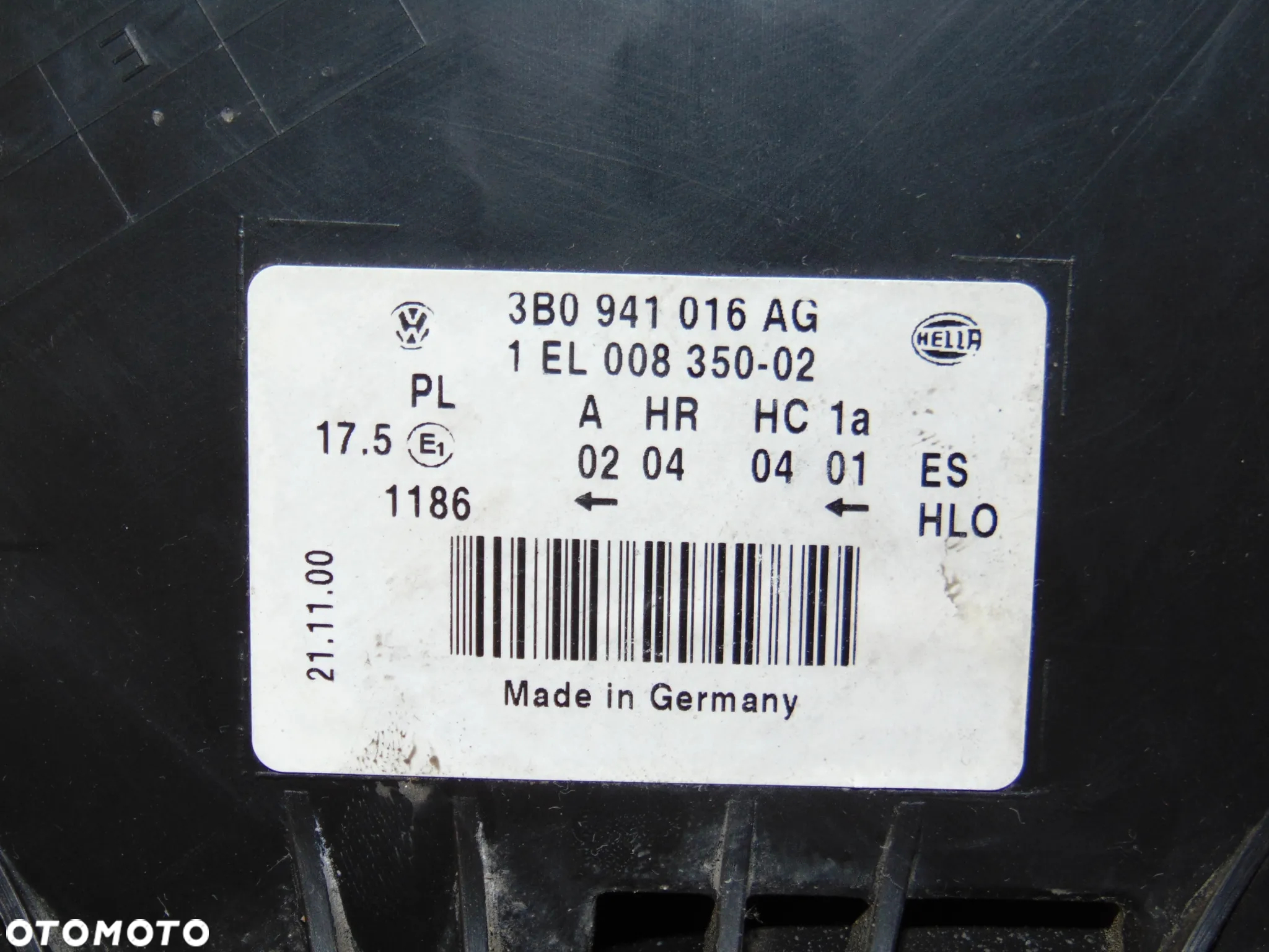 ORYGINAŁ lampa przednia przód prawa 3B0941016AG VW Volkswagen Passat B5 FL lift 00-05r - 14
