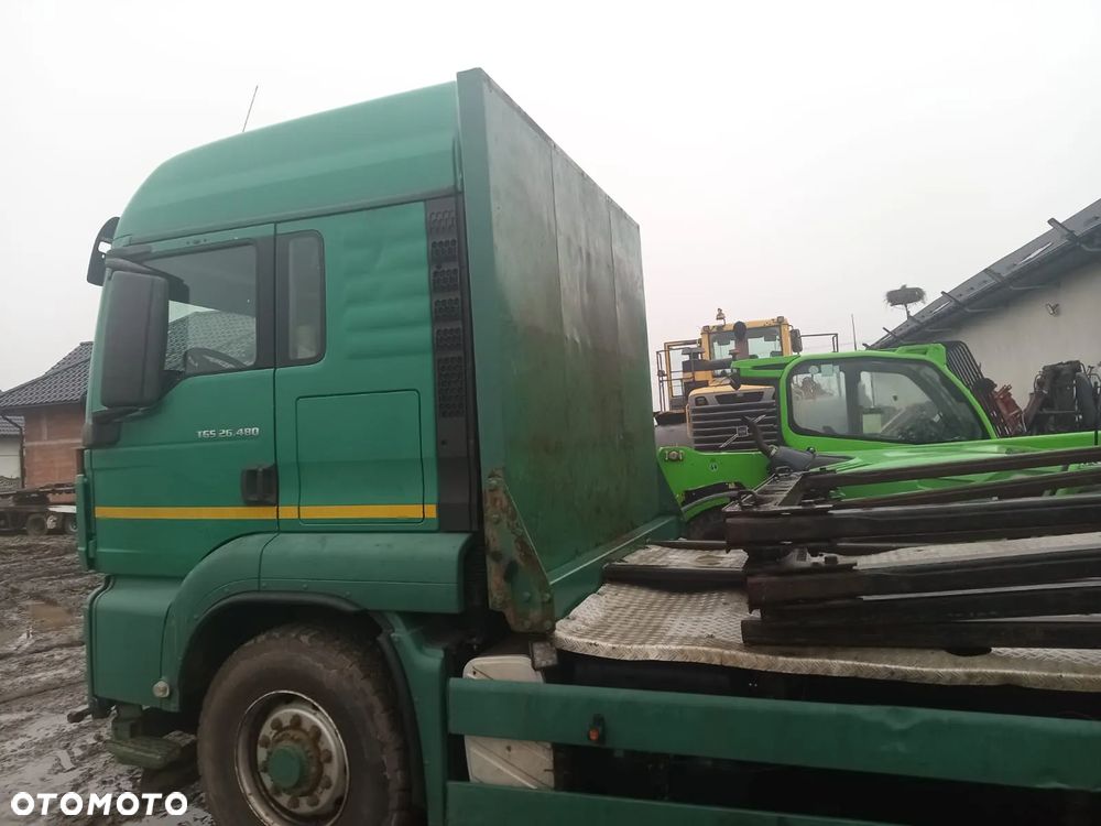 Zabudowa kłonicowa do drewna drzewa lasu Man Scania hds dźwig żuraw - 2