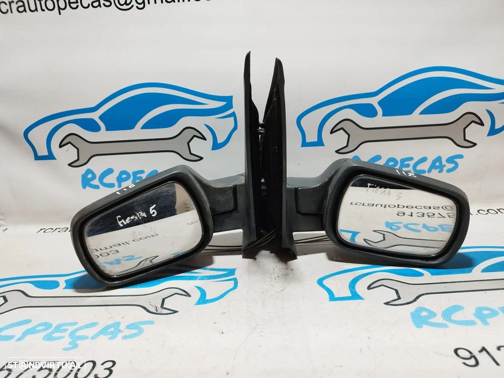 ESPELHO RETROVISOR ESQUERDO DIREITO FORD FIESTA V 5 MK5 2N1117682AN 2S6117683AM MANUAL ESPELHOS RETROVISORES - 2
