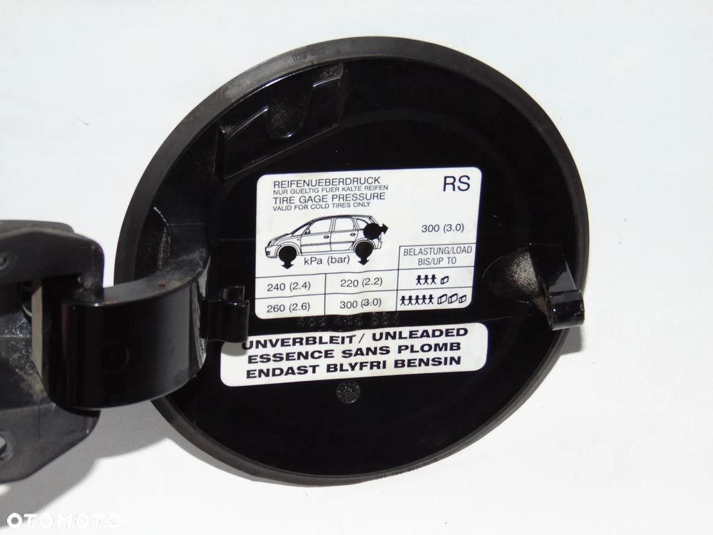 ORYGINAŁ czarna klapa klapka korek wlewu paliwa Opel Meriva A 02-10r - 7