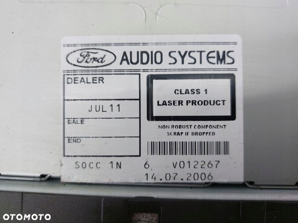 Radio Ford Focus Mk2 2004-2011 4M5T18C815BK ORYGINAŁ - 4