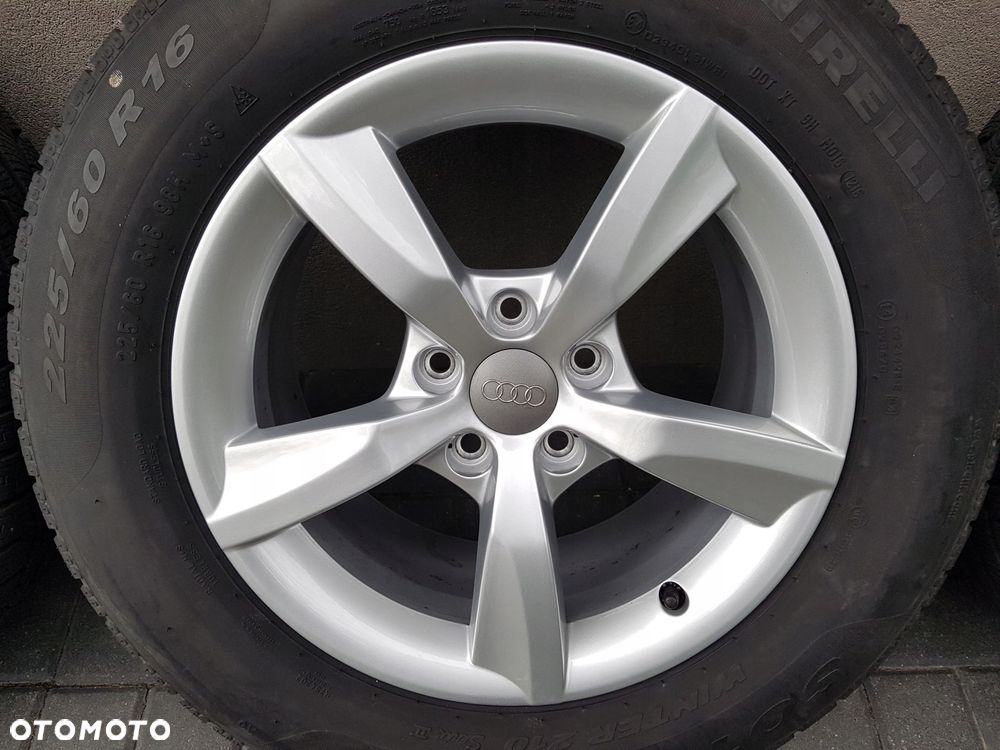 audi a6 c7 koła zimowe felga felgi 225/60/16 4g0071496 pirelli - 4