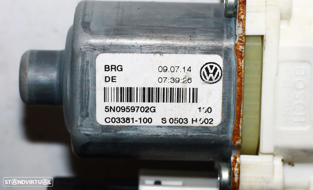 MOTOR ELEVATÓRIO DO VIDRO DIANTEIRO DIREITO VW TIGUAN - 4