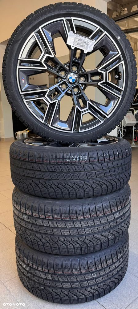 NOWE Oryginalne koła zimowe 20" BMW 939M 5 i5 G60 G61 245/40R20 275/35R20 - 11