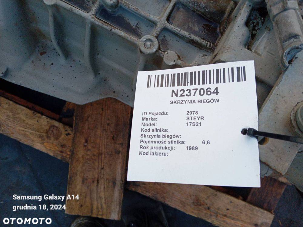 SKRZYNIA BIEGÓW STEYR 17S21 ZF - 2