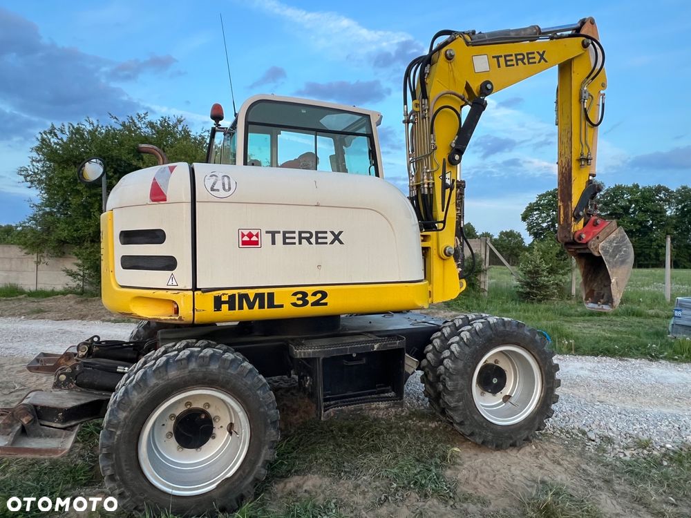 Terex TEREX HML 32 TW 85 3x ramię łamane SCHAEFF 9ton 2 łyżki DEUTZ Dodatkowa hydraulika ZWINNA SILNA koparka DZIELONE stopy Atlas Volvo 2005r 4300mth po serwisie - 3