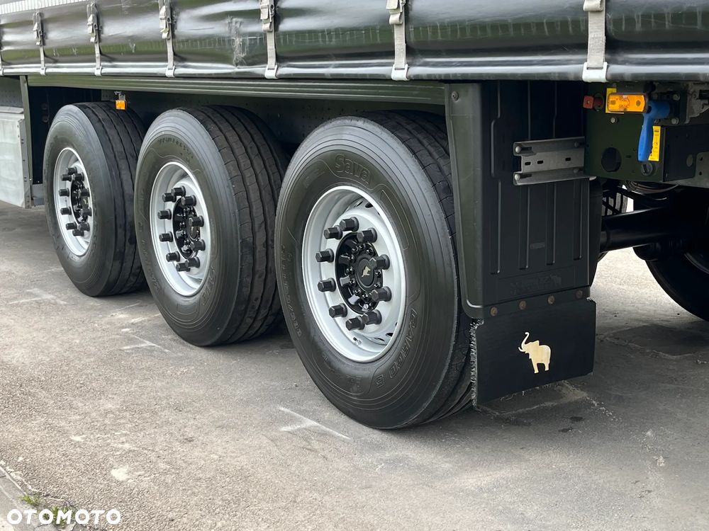 Schmitz Cargobull SCB / 2022 / FIRANKA/ NOWE OPONY / NOWE KLOCKI/ OS PODNOSZONA / KOSZ PALETOWY / CERTYFIKAT XL / ZADBANA - 27
