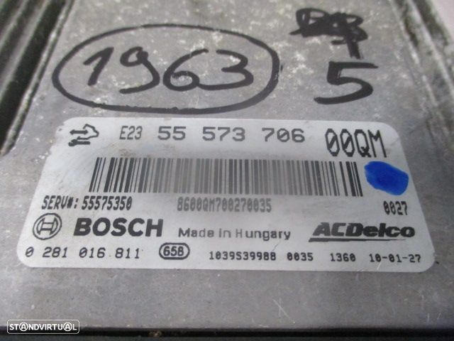 Centralina 5573706  0281016811  OPEL CORSA D 2010 1.3 CDTI 95CV 5P CINZA BOSCH - 3