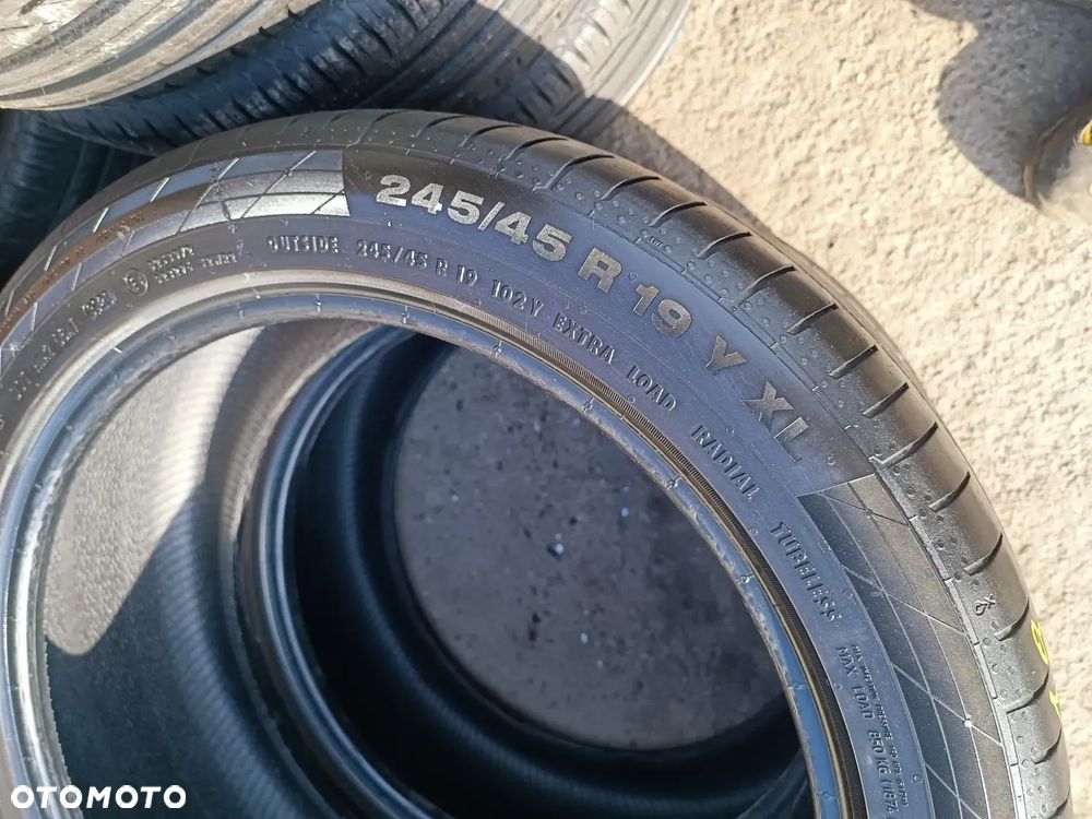 245/45R19 102Y XL Opony Letnie Lato Continental ContiSportContact 5 MO 4,5mm 6mm 22r. Legnica ALU-RAD 245/45 - 7