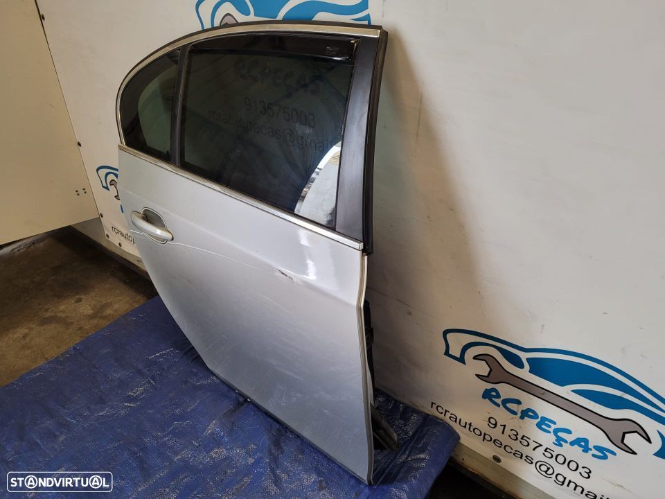 PORTA PORTAS TRASEIRA TRÁS DIREITA 41527202342 7202342 BMW SERIE 5 E60 SEDAN CARRO FECHO ELEVADOR MOTOR PUXADOR VIDRO - 3