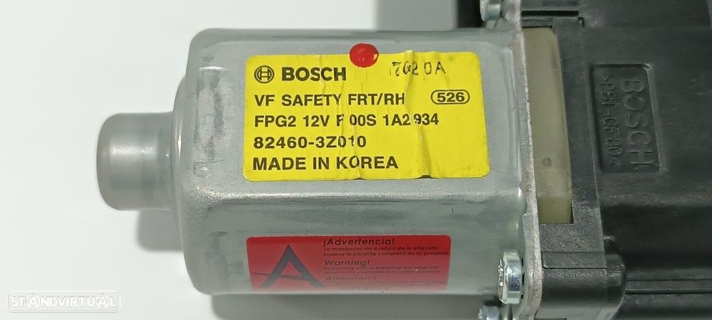 MOTOR ELEVADOR FRENTE DIREITO HYUNDAI I40 COMFORT - 3