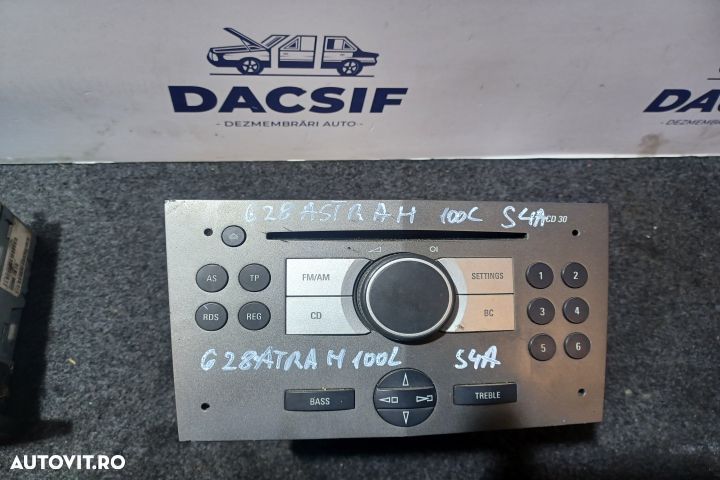 Radio cd 7644221310 13190856  453116246 Opel Astra H [2004 - 2007] Ha - 1