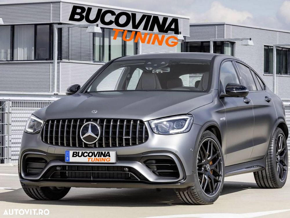 Grila compatibila cu Mercedes GLC C253 X253 GTR Design - 5