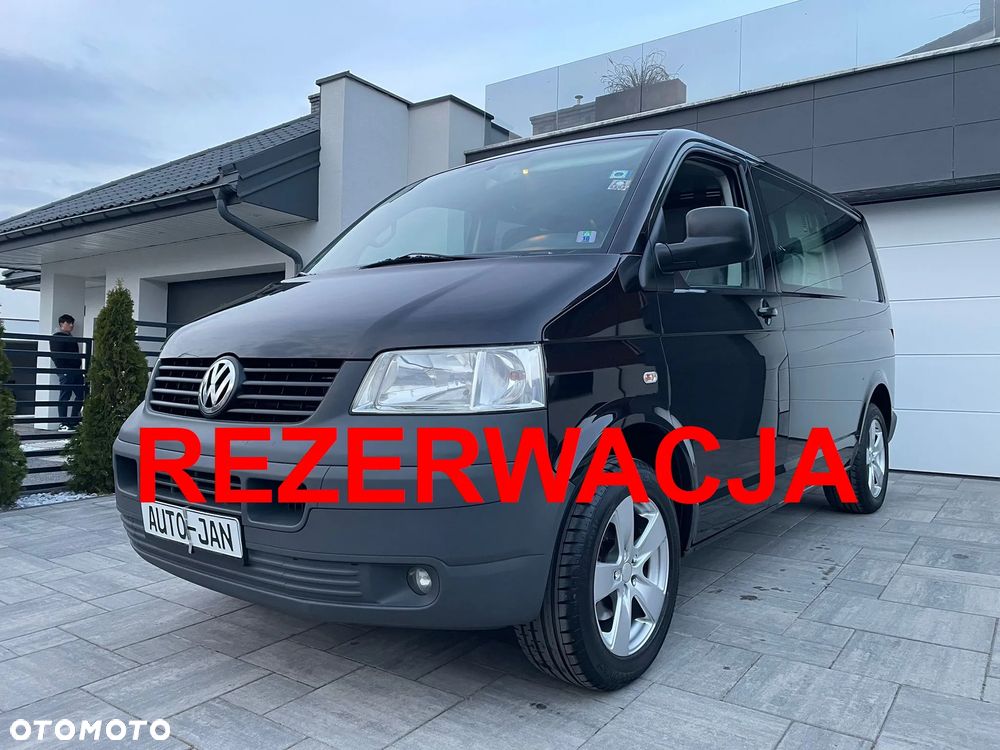 Volkswagen TRANSPORTER T5 1.9TDI Klima Elektryka Tempomat Brygadówka Dubel Kabina 6os Hak Opł - 1