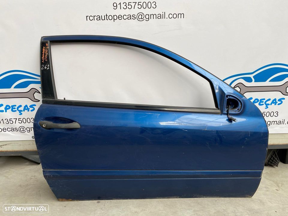 PORTA PORTAS FRENTE FRONTAL ESQUERDA MERCEDES BENZ CLASS C COUPE CL203 CLC W203 A2037201605 2037201605 FECHO ELEVADOR MOTOR PUXADOR VIDRO RETROVISOR RETROVISORES - 1