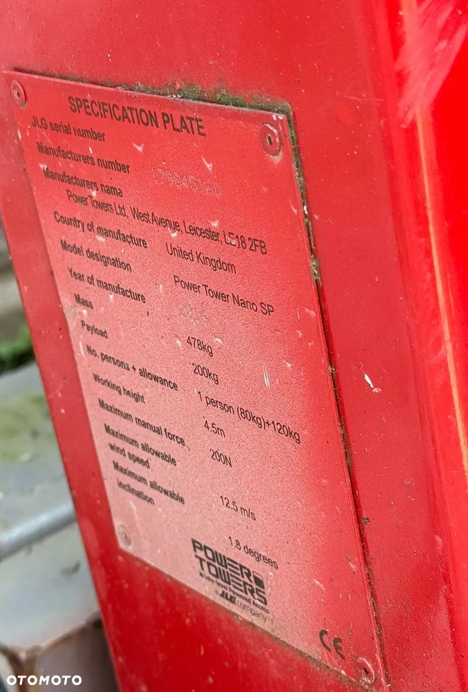 Zwyżka 4.5m JLG POWER TOWER NANO SP - 2