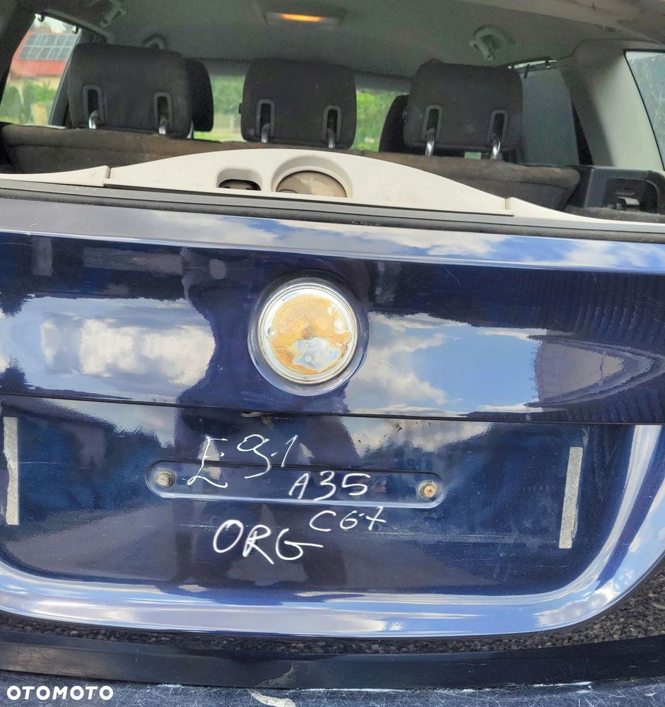 KLAPA BAGAŻNIKA BMW E91 A35 MONACOBLAU ORG LAKIER C67 - 3