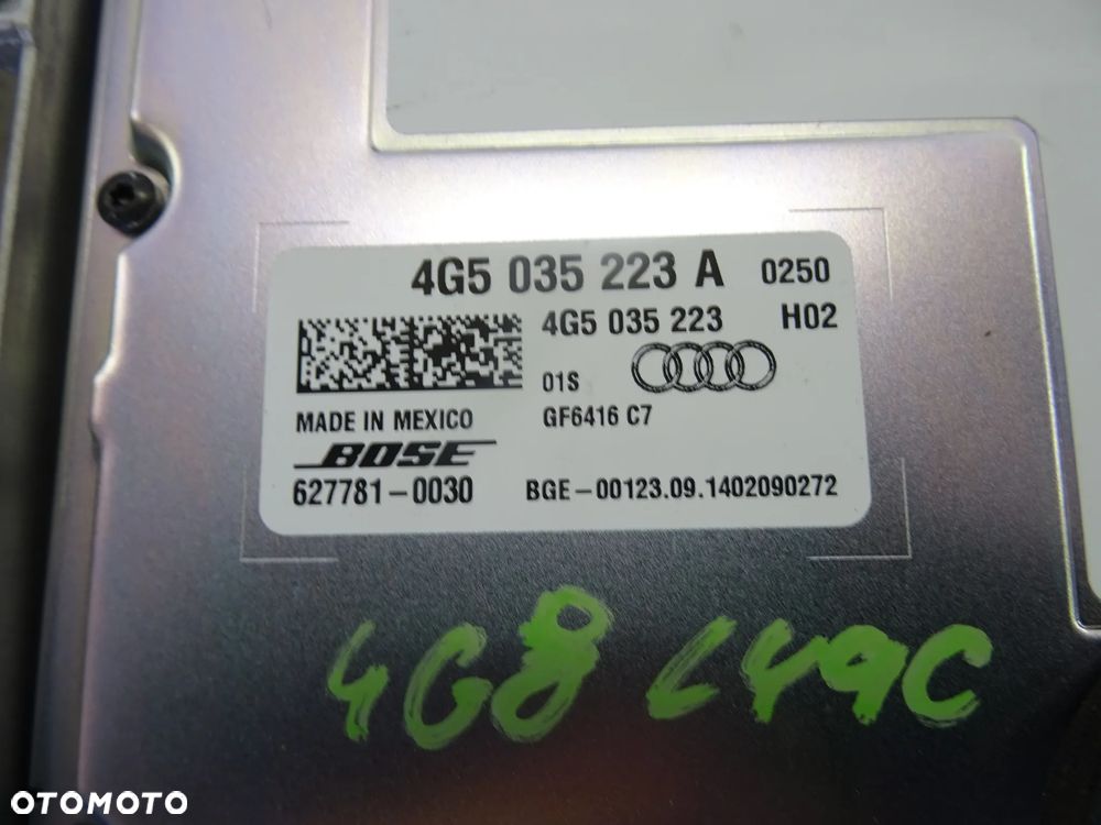 4G5035223A wzmacniacz BOSE Audi A6 C7 A7 LIFT czesci - 2