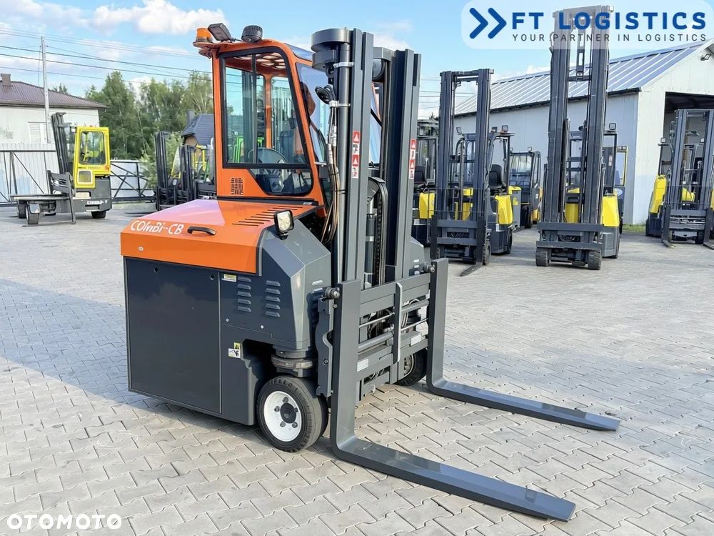Combilift WÓZEK CZTEROKIERUNKOWY - WIELOKIERUNKOWY | COMBILIFT CBE2500 | ELEKTRYCZNY | TRIPLEX 4900MM | POZYCJONER WIDEŁ | PRZESUW BOCZNY | WOLNY SKOK | NOWE OPONY | PO SERWISIE | STAN IDEALNY - 2