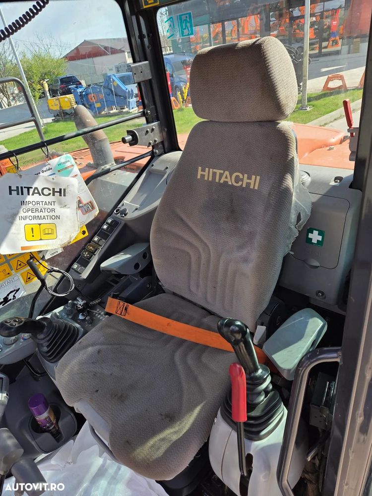 Hitachi ZX85, 2022, 3.177h, LAMA NIVELARE, senile CAUCIUC NOI, CUPLA RAPIDA HIDRAULICA+3 cupe noi, adanc sapare 5m, latimie 2,2m, inst picon pe brate, inst rotire pe brate, Aer condi, Antifurt, Computer in lb romana, leasing 4 ani-PROMOTIE 62.900 EUR+Tva - 7