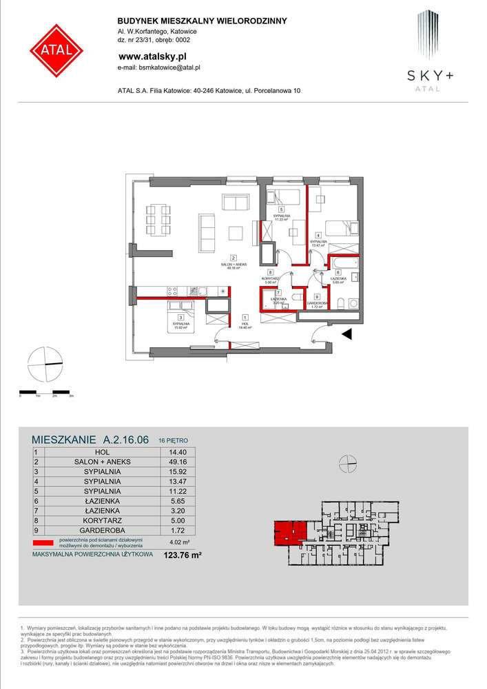 4-pokojowe mieszkanie 123m2 Bez Prowizji - Pełny obrazek: 2/24