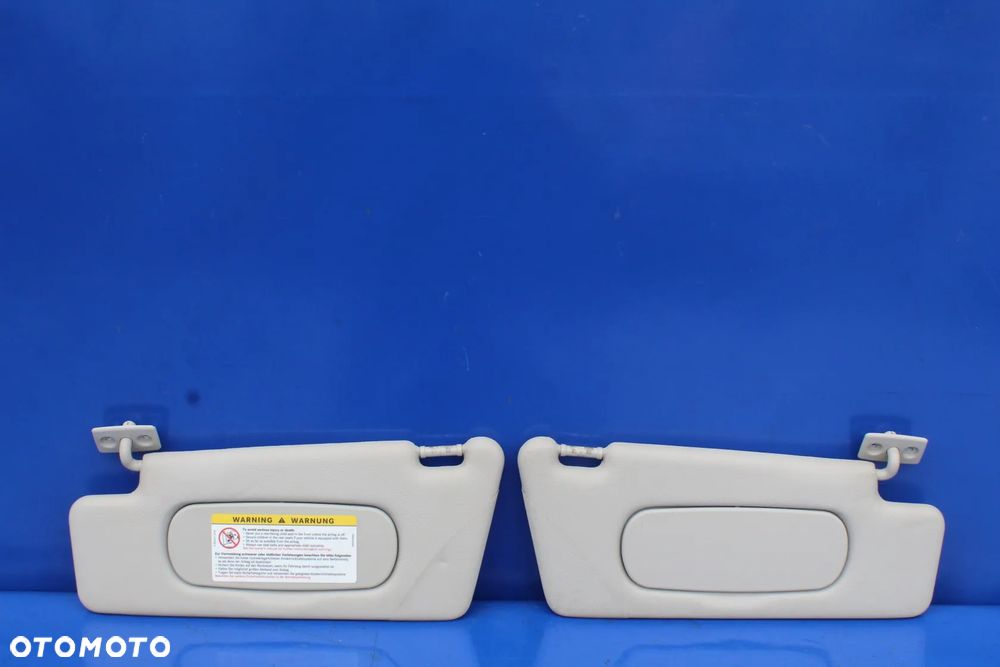 Osłony przeciwsłoneczne słoneczniki daszki komplet OE Mercedes SL R230 W230 - 1