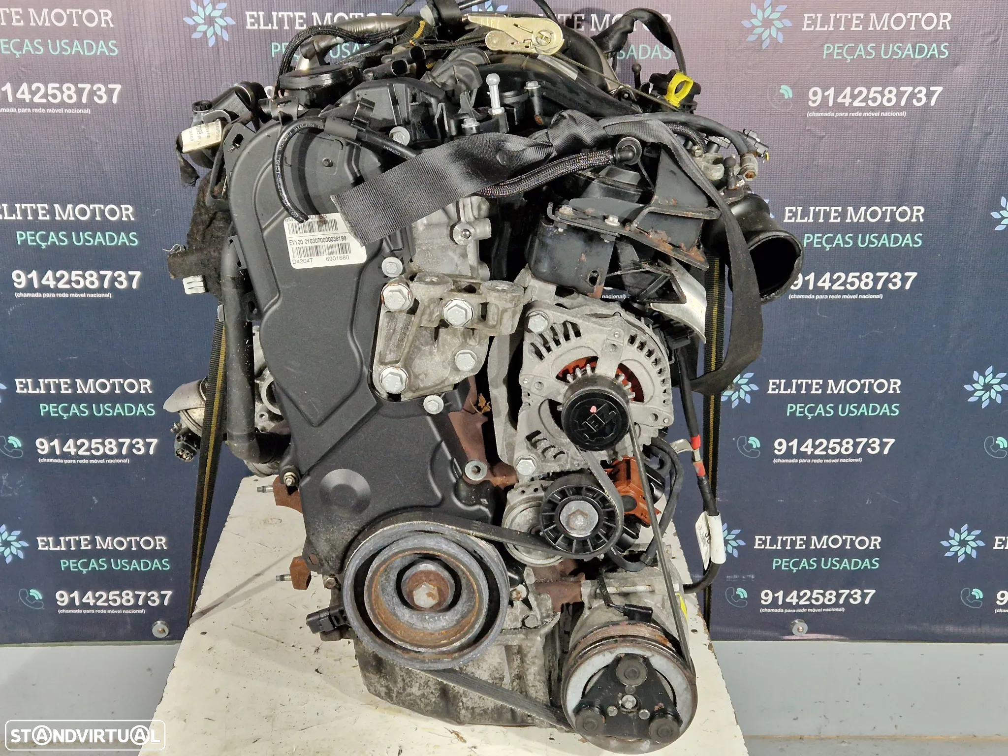 Motor usado D4204T VOLVO V50 2.0D 136CV S40 PEUGEOT FORD CITROEN - 4