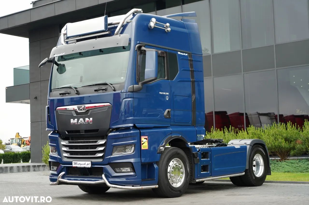 MAN TGX 18.510 / GX / RETARDER / NAVI / TV / PIELE / JANTE DIN ALIAJ / CONTRACT POST-SERVICE / ECHIPAMENTE COMPLETE - 1