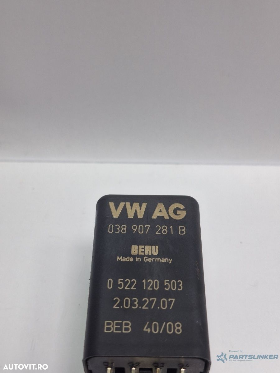 Releu preincalzire bujii incandescente AUDI A4 IV Avant 8K5, B8 2007 - 2015 TDI CAGA, CJCA, CMEA, CMFA 038907281B - 2