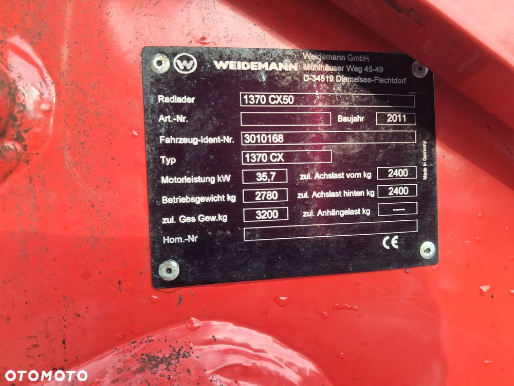 Weidemann 1390 CX50 - 5