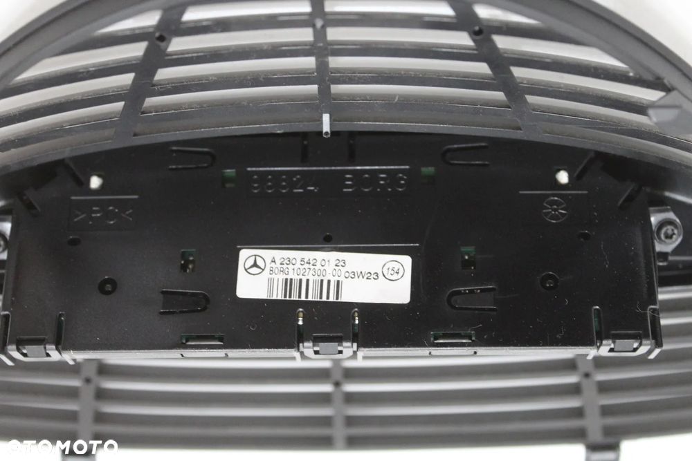 Kratka nawiewu środkowa czarna centralna z konsoli OE Mercedes SL R230 W230 - 17