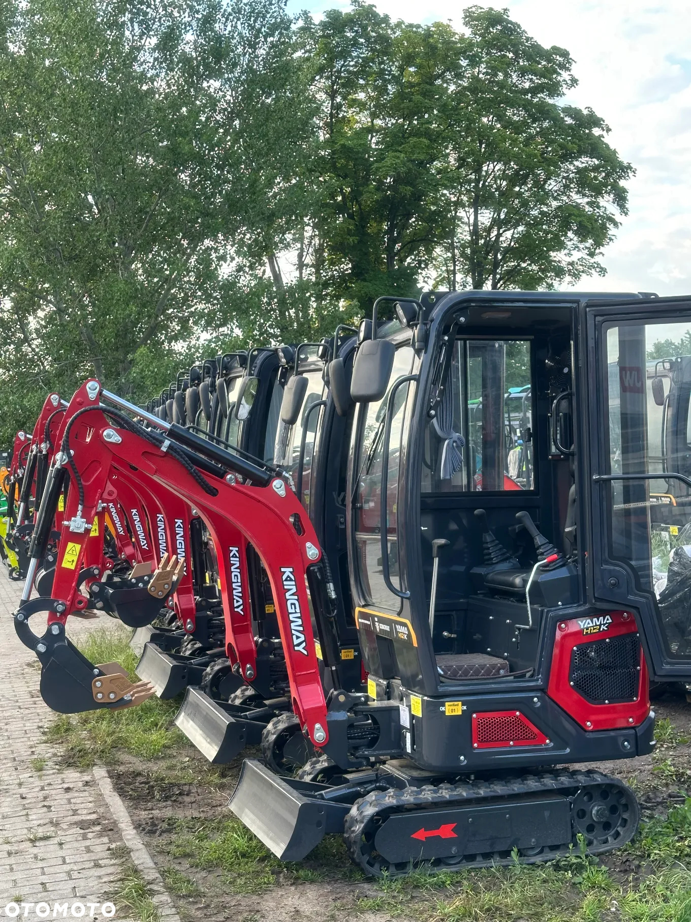 Kingway YAMA H12K Kabina Chłodnica Joistick 1200kg Ramię SKR + 3 łyżki - 6
