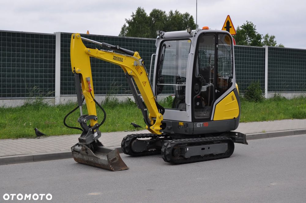 Wacker Neuson ET18 MAŁO MTG JAK NOWA!!! ŁYŻKA SKARPOWA HYDRAULICZNA WYJŚCIA HYDRAULICZNE - 28