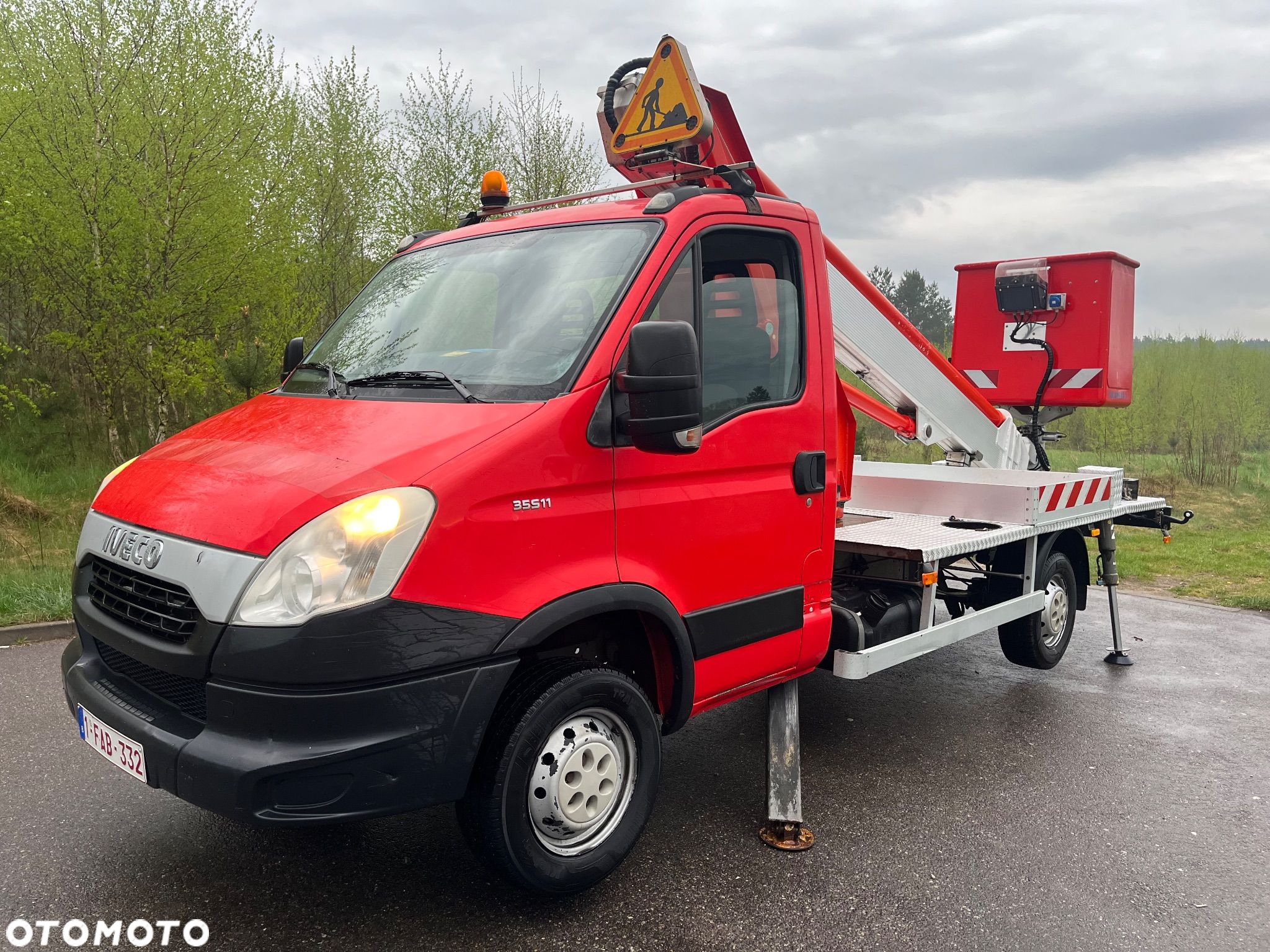 Iveco Podnośnik Koszowy Zwyżka Multitel 202 Ds 20,2 Metra 10 m w Bok UDT jak Ruthmann Wumag Gsr - 1