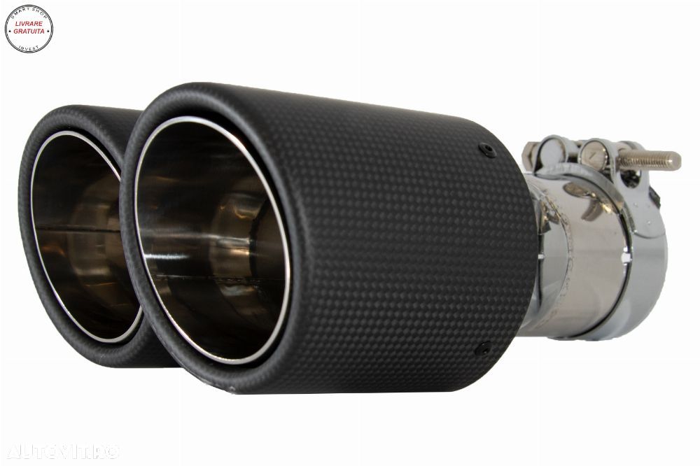 Tobe Ornamente Sistem de evacuare Carbon Fiber Finisaj Mat 6cm/2.36inch- livrare gratuita - 6