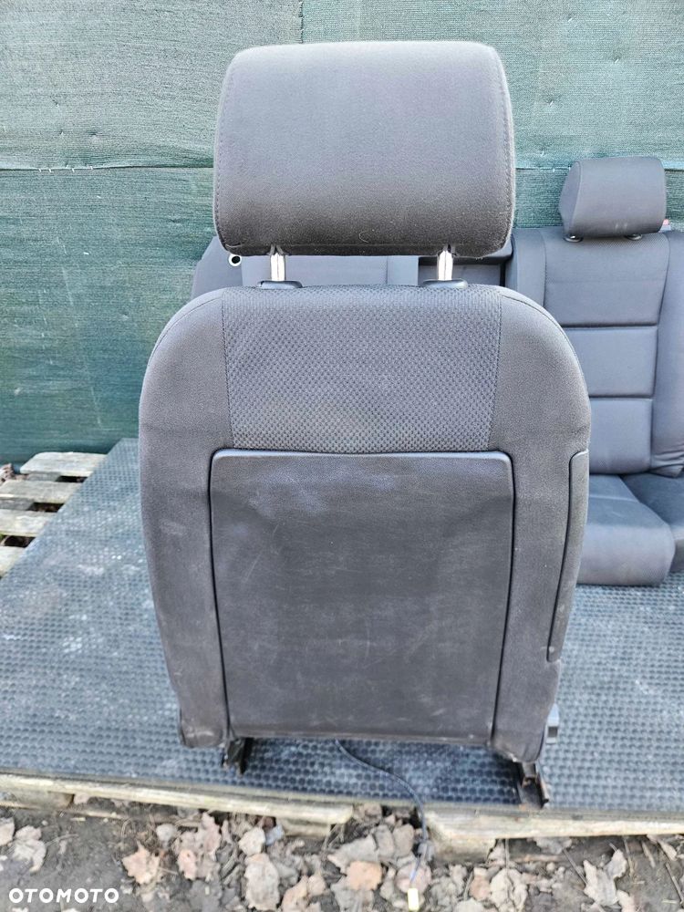 Fotele Fotel Kanapa Składana Welur Czarny Soul Podłokietnik Audi A4 B6 B7 Sedan Kombi Komplet - 26