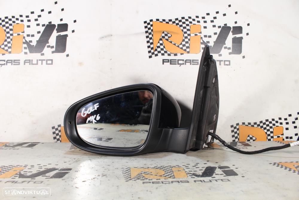 Espelho Retrovisor Esquerdo Volkswagen Golf Vi (5K1)  Espelho Retrovis - 1
