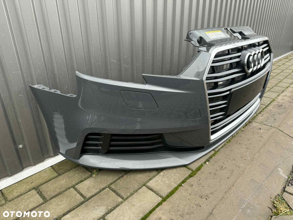 Audi A3 8V 8V3 8V4 FL Lift Zderzak Przód Przedni Kompletny LY7C Spryski 16- - 7