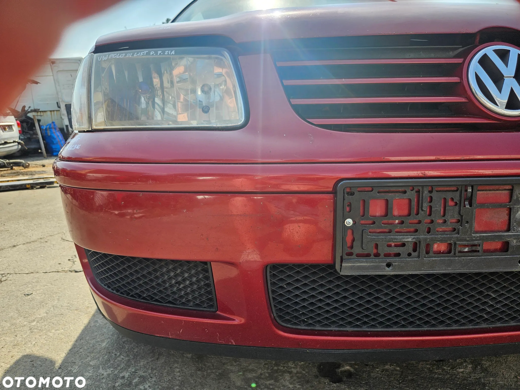 VW POLO III LIFT 6N2 ZDERZAK PRZÓD PRZEDNI LC3KA PRZEDNIA - 4