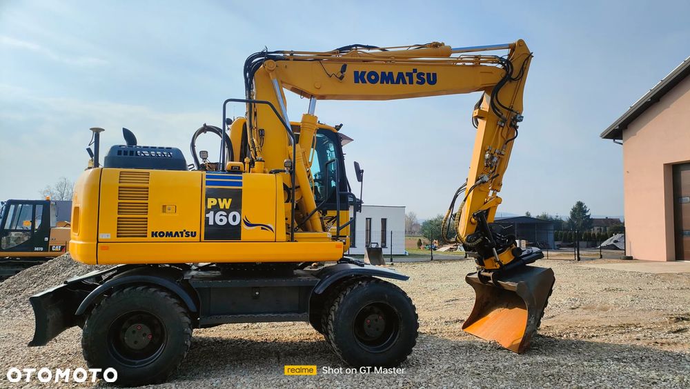 Komatsu PW 160 -8,  rototilt, system UNICONTROL 3 D GPS - 2