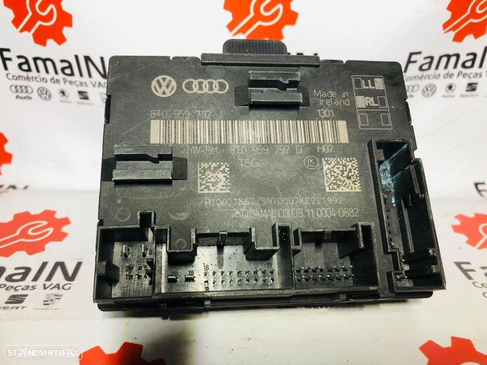 MÓDULO FECHO CENTRAL - AUDI A5 8T - 1