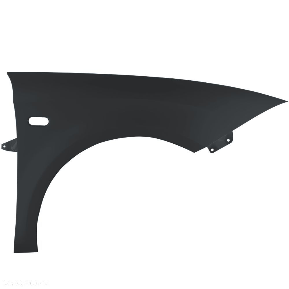 BLU Błotnik SEAT LEON II 2 1P1 LW7Z Prawy Szary 2005-2012 przód GrauTrack - 2