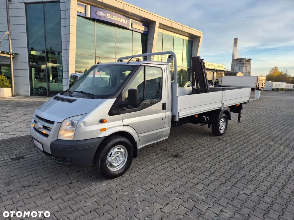 Ford Transit 350  2.4TDCI / SKRZYNIA / MOCNY HDS HIAB / WEBASTO / DŁUGI / 3 MIEJSCA  / ALUMINIOWE BURTY / NAJMOCNIEJSZY HDS NA KAT. B - 13